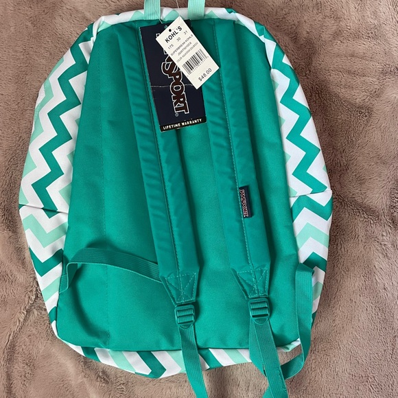 jansport aqua chevron backpack Overexposed - Dash/Violet Purple adjustable sternum strap Jansport Right Pack Backpack -